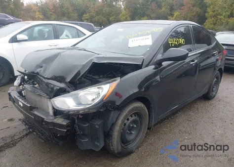 2013 Hyundai Accent Gls из США, поврежденный, VIN KMHCT4AE6DU352600